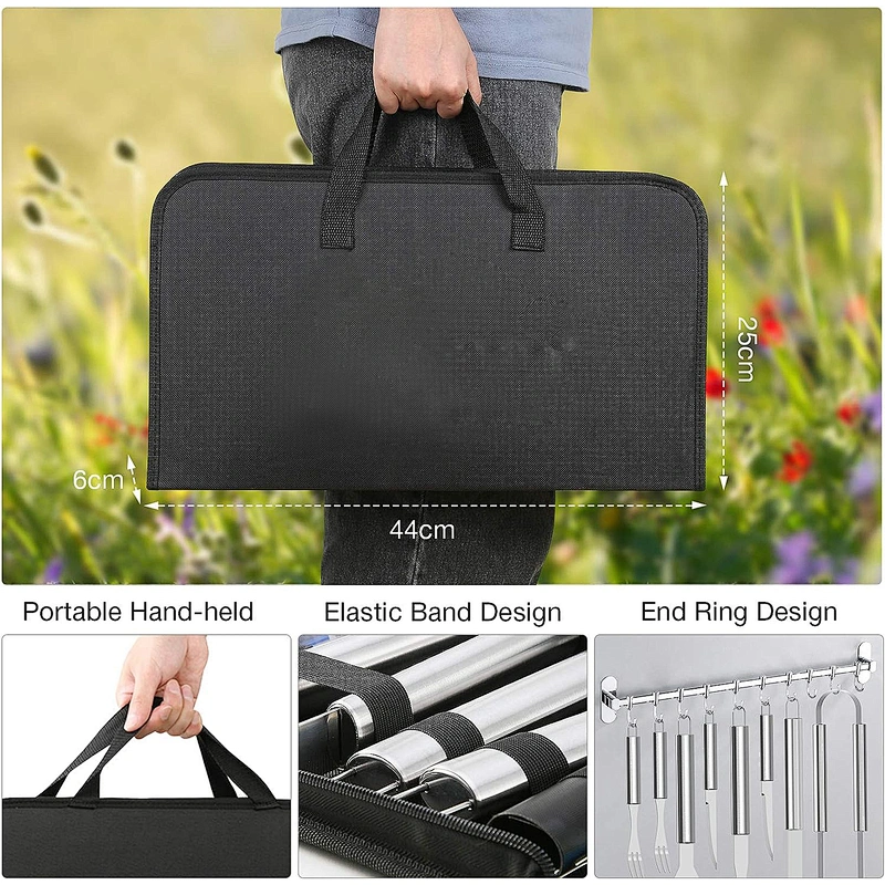 35 Piece Professional BBQ Tools BBQ Tools Set Stainless Steel Grilling Tools