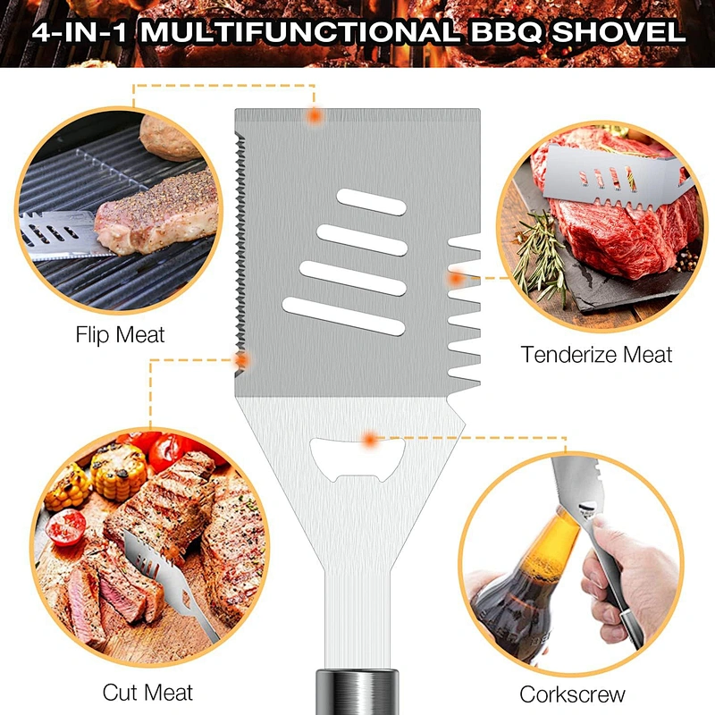 35 Piece Professional BBQ Tools BBQ Tools Set Stainless Steel Grilling Tools